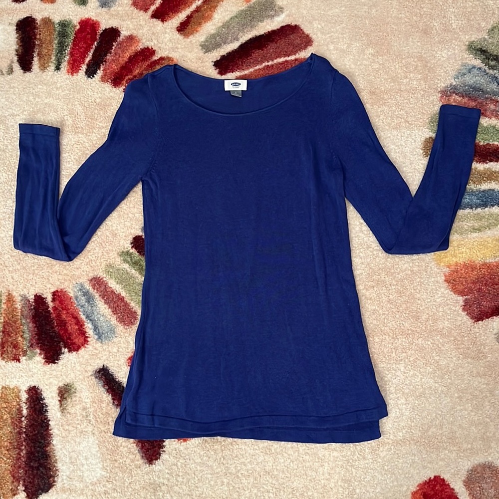 Old Navy Blue scoop neck sweater